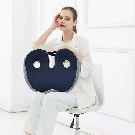 Office Chair Seat Cushion  Breathable Comfortable Pad Support Comfort Pillow Pad Home Use Blue