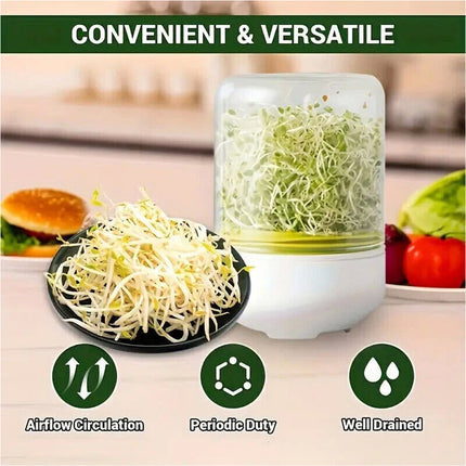 Sprouter Growing Kit Bean Sprout-Germination Tool Sprouting Tray Sprouter Fast