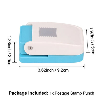 Rectangular Postage Stamp Punch for Paper Crafting Scrapbooking OD