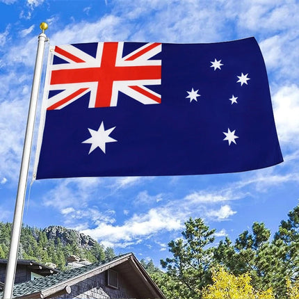 2Pcs Large Australian Aussie Flag Australia Anzac Day Oz Heavy Duty Outdoor 90x150cm