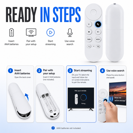 Google Chromecast Voice Remote Replacement