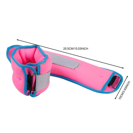 1KG Ankle Wrist Weights Removable Leg Training Exercise Gym Adjustable