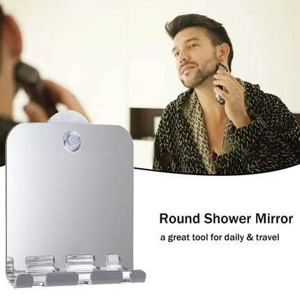 Anti-Fog Fog Free Shower Mirror Fogless Shaving Shave Mirror Bathroom with Hook