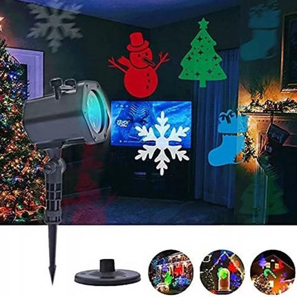 Christmas Projector Laser Lights 12 Patterns LED Party Décor Snow light Party
