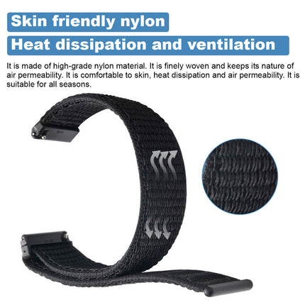 Nylon Woven Sport Loop Band For Apple Watch Pink Purple