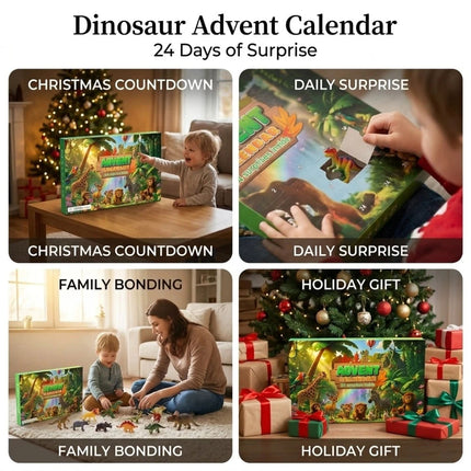Christmas Advent Calendar 24 Days Animal Advent Calendar with 24 Figures