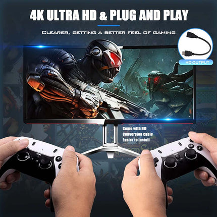 Wireless Retro Gaming Console X2 PLUS – Handheld, 4K HD, 256GB Storage, 5800+ Games