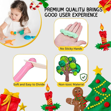 Polymer Clay Kit 46 Blocks Colors Oven Bake Clay Modeling DIY Boys And Girls TOYS Gifts AU