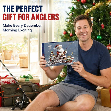 2026 Fishing Lure Advent Calendar 24 Day Christmas Countdown Gift for Men Kids