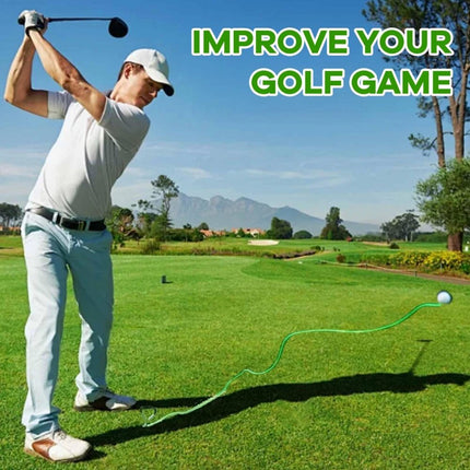 Golf Training Tool for Drivers & Irons - Practice Your Swing Neon Green