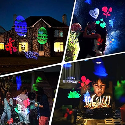 Christmas Projector Laser Lights 12 Patterns LED Party Décor Snow light Party