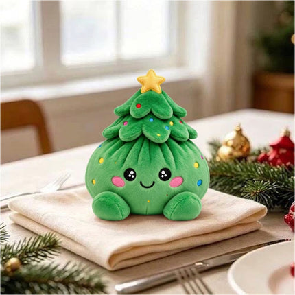 Christmas tree dumplings Dumpling Ploofs Rainbow Plush Edition with Steamer