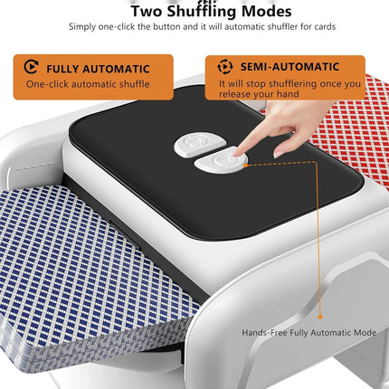 Automatic Card Shuffler Machine Rechargeable Playing Card Poker Sorter