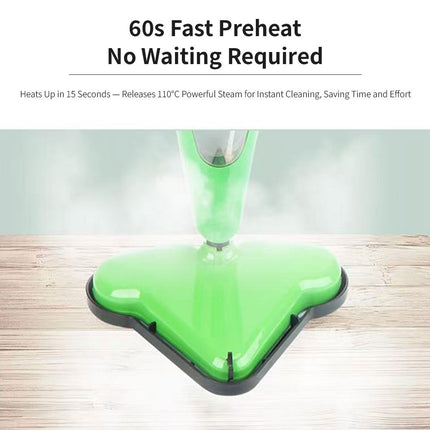 12-IN-1 Handheld Steam Mop Cleaner Carpet Floor Cleaning Steamer 1300W 400ml