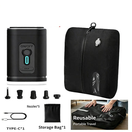 Dustproof Travel Vacuum Sealed Bag Portable Vacuum Packing Compression Pouch