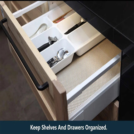 45x400cm Multi Purpose Anti Non Slip Grip Mat Rug Drawer Cupboard Underlay Liner