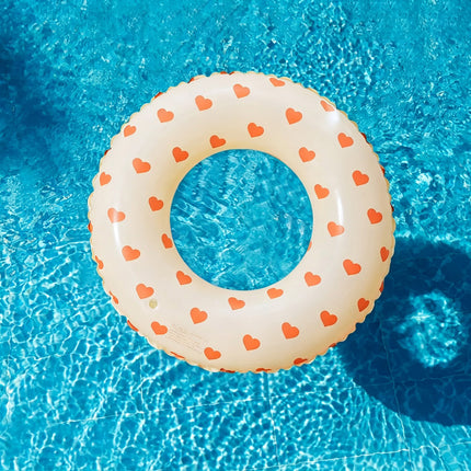 Retro Inflatable Swimming Ring, Retro Style Summer Beach Pool Float 74CM