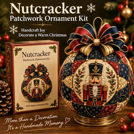 Christmas Classics Patchwork Ornament DIY Kit,  The Nutcracker   Patchwork Ornament Kit