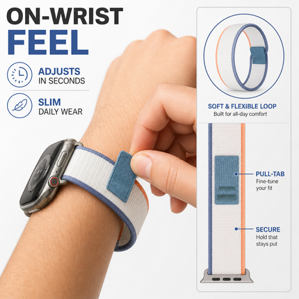 Apple Watch Trail Loop Band 42 44 45 49mm Adjustable Nylon | 09-in-hand-scale.png