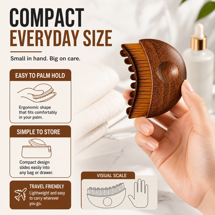 Ergonomic Lymphatic Contour Face Brush