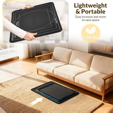 1000pcs Tilting Puzzle Board With 2-in-1 Designed Stand Cover Felt Mat 6 Trays