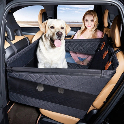 Dog Car Back Seat Extender, Quilted Pet Hammock Cover, Dog Hammock Pet Seat