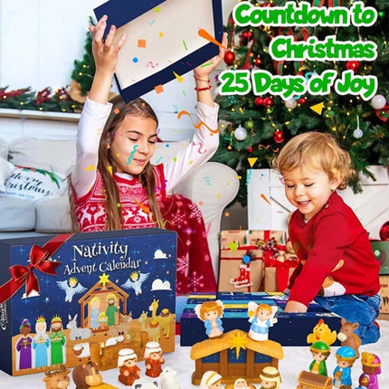 Nativity Advent Calendar Christmas Story Nativity Playset Advent Calen Advent Calendar Christmas Blind Box
