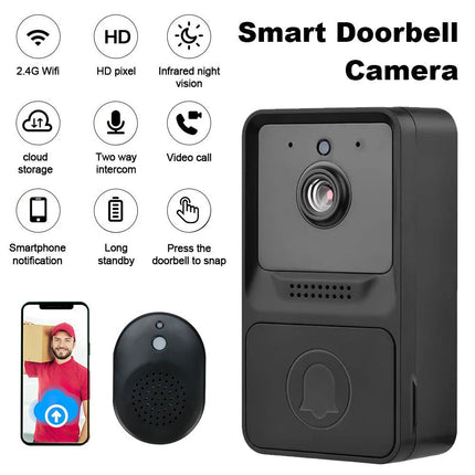 Wireless Smart Ring Doorbell Video Door Bell Intercom Camera Chime WiFi Phone