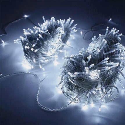 1000/500LED White String Light Fairy Christmas Party Wedding Waterproof Garden
