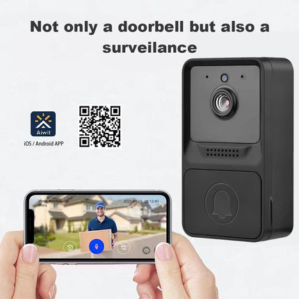 Wireless Smart Ring Doorbell Video Door Bell Intercom Camera Chime WiFi Phone