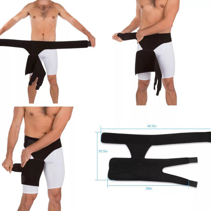 Groin Pain Relief Thigh Support Strain Brace Hip Compression Hamstring Strap