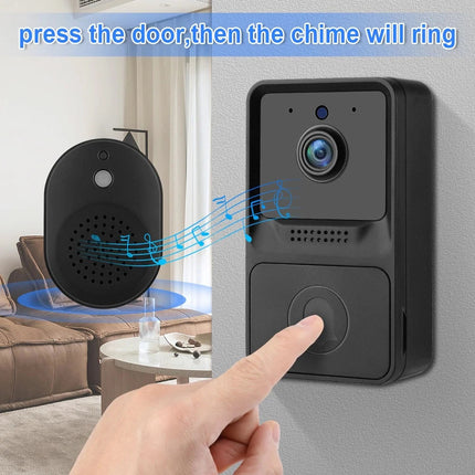 Wireless Smart Ring Doorbell Video Door Bell Intercom Camera Chime WiFi Phone