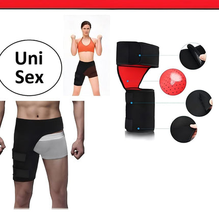 Groin Pain Relief Thigh Support Strain Brace Hip Compression Hamstring Strap
