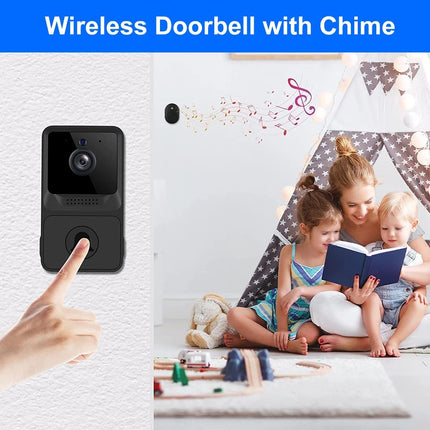 Wireless Smart Ring Doorbell Video Door Bell Intercom Camera Chime WiFi Phone