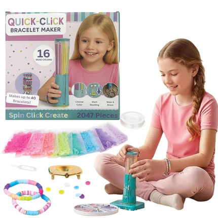 Make It Real Swift Clicks Heishi Bracelet Maker Kit DIY Girls Craft TikTok Viral