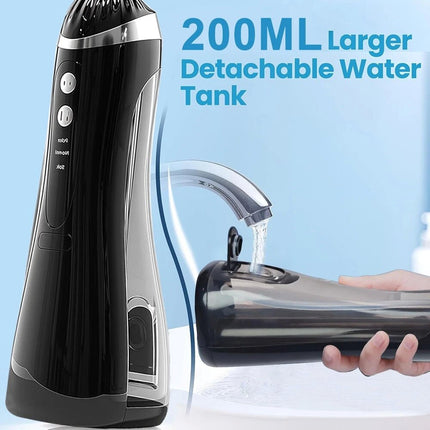 Cordless Water Flosser Rechargeable Oral Care Device with Multiple Pressure Modes