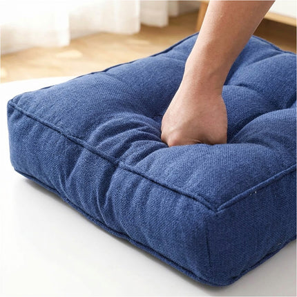 1Pcs Floor Pillow Multipurpose Decorative Thick Large Square Meditation Couch Pillo