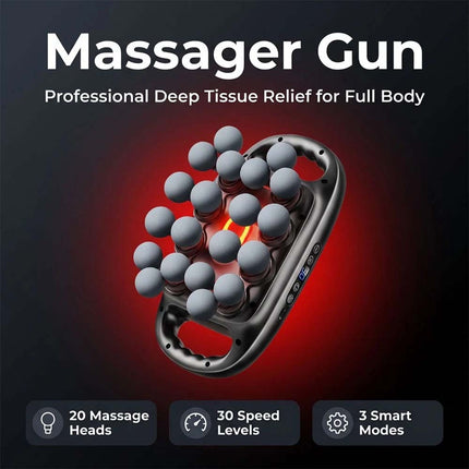 20 Heads Massage Deep Tissue Electric Massager Relieve Muscle Pain