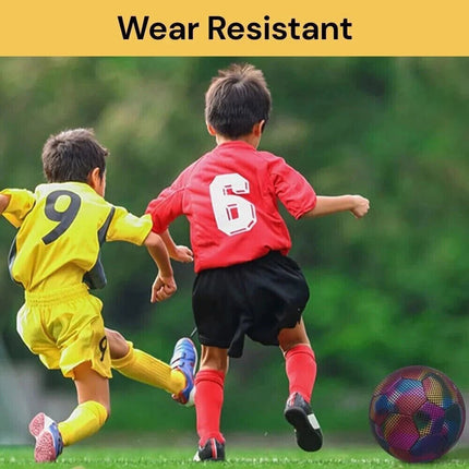 Size 4/5 Light Up Soccer Ball Glow in The Dark Night Training Game Ball