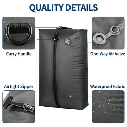 Dustproof Travel Vacuum Sealed Bag Portable Vacuum Packing Compression Pouch