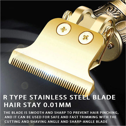 Men Portable Electric Hair Trimmer Clippers Beard Shaver Cutting Cordless