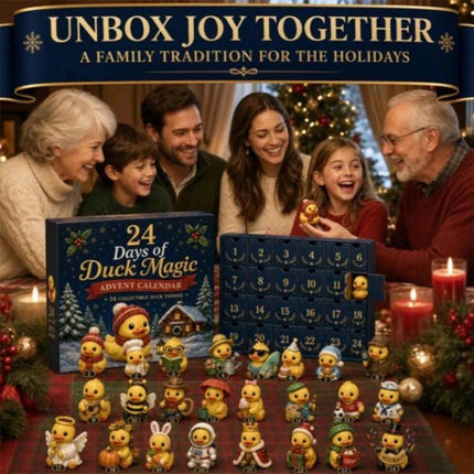 2026 Duck Christmas Advent Arrival Calendar Doll Contains 24Pcs Duck Toys Gift
