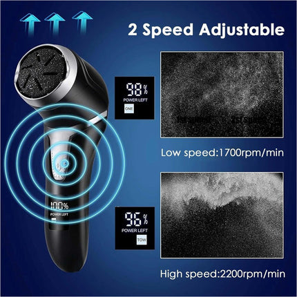 Electric Foot File Callus Remover Rechargeable Hard Skin Grinder Care Tool