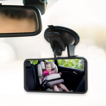 Car Interior Rearview Mirror with Suction Cup