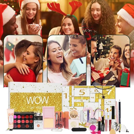 Advent Calendar 24 Christmas Days Cosmetic Beauty Treats Makeup For Ladies Girls