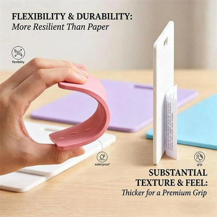 Erasable Badge Notes, Mini Erasable Whiteboard for ID Badge 4PCS Vertical (white+pink+blue+purple）