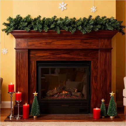 270cm Christmas Garland Artificial Xmas Wreath Tree Christmas Decoration