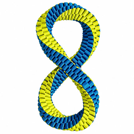 Nordsprite Dental Cleaning Tug Toy for Dogs,Washable Figure-8 Double-Loop Design