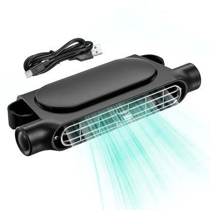 Mini USB Car SUV Seat Back Cooling Fan Portable 3 Speed Headrest Silent Cooler
