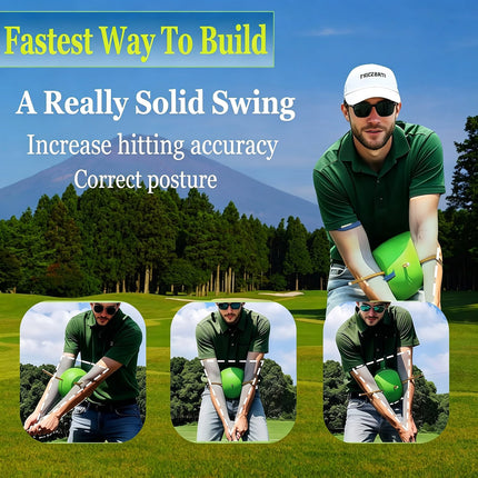 Golf Swing Connector Training Aid, Golf Swing Trainer for Posture Correction